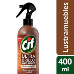 CIF ULTRA BRILLO ANTI POLVO X 400 ML