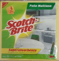 PAÑO MULTIUSO SCOTCH BRITE X 3 - TX10R305