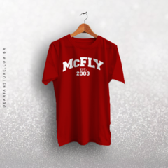 CAMISETA COLLEGE - McFLY - dear fan store