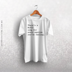 CAMISETA THERE'S A MCFLY SONG FOR EVERY EMOTION YOU'RE FEELING - McFLY na internet