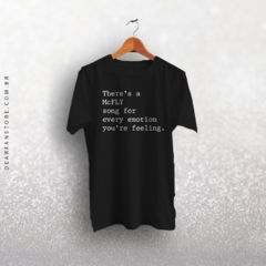 CAMISETA THERE'S A MCFLY SONG FOR EVERY EMOTION YOU'RE FEELING - McFLY - dear fan store