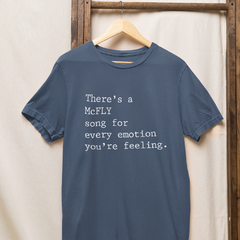 CAMISETA THERE'S A MCFLY SONG FOR EVERY EMOTION YOU'RE FEELING - McFLY