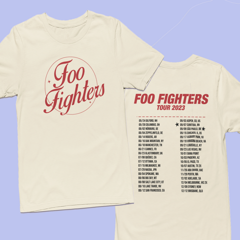 Camiseta Banda Foo Fighters The Sky Tour Brasil 2023 Bomber Rock - Outros  Moda e Acessórios - Magazine Luiza