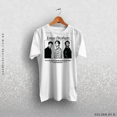CAMISETA WHEN YOU LOOK ME IN THE EYES - JONAS BROTHERS na internet
