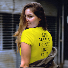 CAMISETA JUSTIN BIEBER - MY MAMA DON'T LIKE YOU