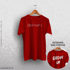 CAMISETA GROW UP - PARAMORE - loja online