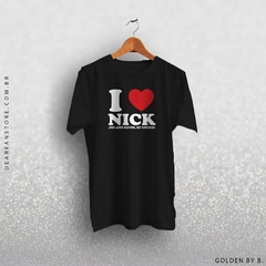 CAMISETA I LOVE NICK - comprar online