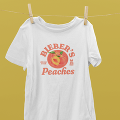 CAMISETA JUSTIN BIEBER - PEACHES