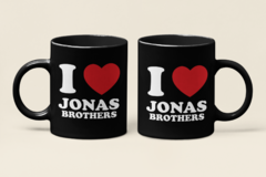 CANECA I LOVE JONAS BROTHERS - comprar online