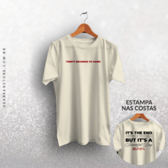 CAMISETA IT'S THE END OF THE WORLD - 30 SECONDS TO MARS na internet