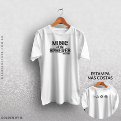 CAMISETA MUSIC OF THE SPHERES II - COLDPLAY - dear fan store