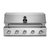 Churrasqueira a Gás Elettromec Professional 5 Queimadores Inox 95cm - BBQ-5Q-95-XP-NSCA