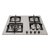 Cooktop a Gás Elettromec Quadratto 4 Queimadores Inox 60cm Bivolt - CKG-4Q-60-XQ-3ZEA - comprar online