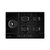 Cooktop a Gás Crissair 5 Queimadores Vidro Preto 75cm - NCT 25 G5