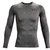 Camiseta Under Armour Compressao Hg Ls Masculino Carbon Heather/Black 1361524-CH/BLK,1361524-CH/BLK