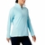 BLUSAO COLUMBIA GLACIAL IV 1/2 ZIP FEMININO AZUL, 1802201-490, TREINO, ATIVIDADE FISICA, ESPORTES, LAZER, CAMINHADA, CORRIDA, ACADEMIA, MUSCULAÇÃO, YOGA, TRILHA, TRAIL, 