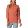 BLUSÃO FLEECE COLUMBIA GLACIAL IV 1/2 ZIP FEMININO CORAL