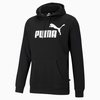 BLUSÃO PUMA ESSENTIALS BIG LOGO HOODIE FLEECE MASCULINO PRETO