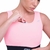 TOP AUTHEN GRIT BOSSA RETO C/ BOLSO AJUSTAVEL IND PV FEMININO ROSA, 45AUFTPGCG000470,  TREINO, ATIVIDADE FISICA, ESPORTES, LAZER, CAMINHADA, CORRIDA, ACADEMIA, MUSCULAÇÃO, YOGA, TRILHA, TRAIL, 