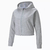 Moletom Puma Fullzip Hoodie Feminino Light Gray Heather 58648504,58648504