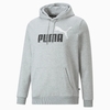 BLUSÃO PUMA MOLETON BIG LOGO HOODIE MASCULINO CINZA