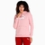 BLUSA PUMA ESSENTIALS LOGO HOODIE FEMININO ROSE, 586788 80