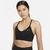 TOP NIKE INDY BRA V-NECK FEMININO BLACK/BLACK/WHITE