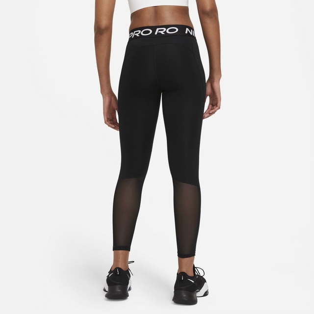 Calca Nike Pro 365 Tight Feminino Black/White CZ9779-010,CZ9779-010