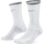 Meia Nike Spark Ltwt Crew Unissex White/Black-Black-Black DA3584-100,DA3584-100