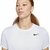 CAMISETA NIKE MANGA CURTA W NK DF TEE RLGD LB FENININO BRANCO, DX0687-100, TREINO, CORRIDA DE RUA, TRILHA, TRAIL, ACADEMIA, YOGA, CAMINHADA, ATIVIDADE FISICA,