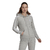 Moletom Adiads 3 Listras Com Zipper Feminino Medium Grey Heather/White GL0802,GL0802