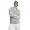 JAQUETA ADIDAS MOLETOM ESSENTIAL 3 STRIPES FEMININO CINZA