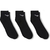 Meia Nike Everyday Cush Ankle 3Pr Unissex Black/White SX7667-010