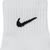 Meia Nike Everyday Cush Ankle 3Pr Unissex White/Black SX7667-100,SX7667-100