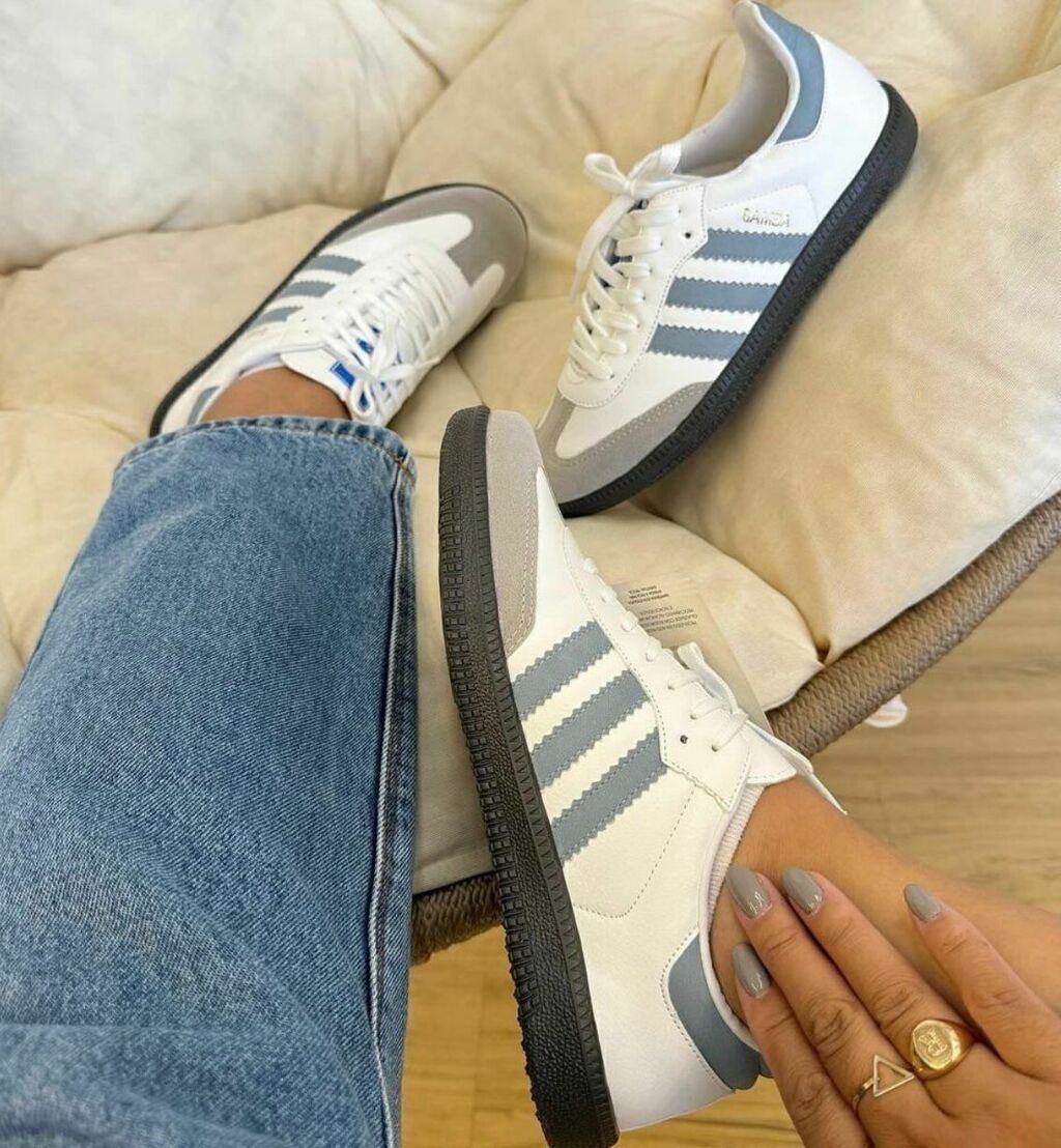 Tenis Samba Azul Adidas Premium para Looks Estilosos
