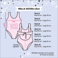 Entera Lola Malva talle 16 en internet