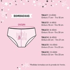 Pack de Bombachas x 3 talle 1 - Juanita Rocker