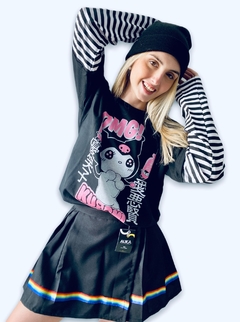 REMERA INDI UNISEX MANGA LARGA KUROMI