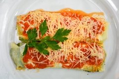 Canelones de Verdura con Filetto