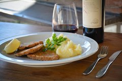 Milanesas de Peceto con Puré de papas