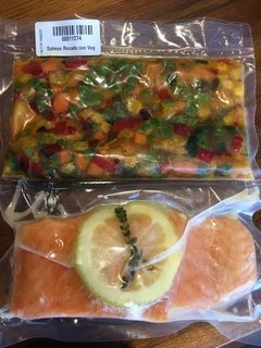 Salmon Rosado con Vegetales - Mariani Delivery Market