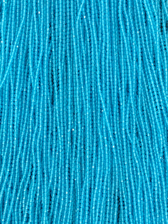 Cristalzinho Facetado Azul Celeste 2mm / Fio