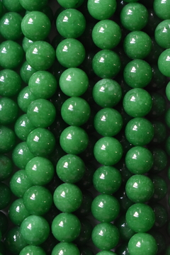 JAV8 - Jade Verde Bola Lisa 8mm/Fio