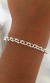 Pulsera rolo acero blanco