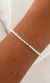 Pulsera Tania acero blanco