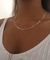 Cadena links regulable acero blanco - comprar online