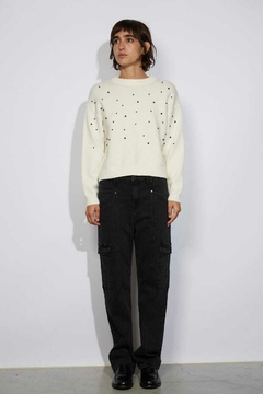 Sweater Perlas Negras / Ver - tienda online