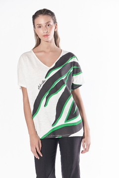 Remera Zebra Big / Melocoton