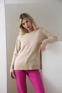 Sweater Stefi Beige Melange | OjoRojo