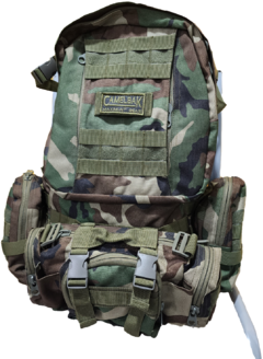 mochilas camelback con bolsillos y rinonera